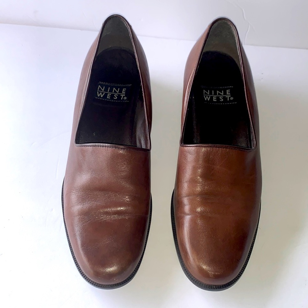 Nine West Brown Leather loafers